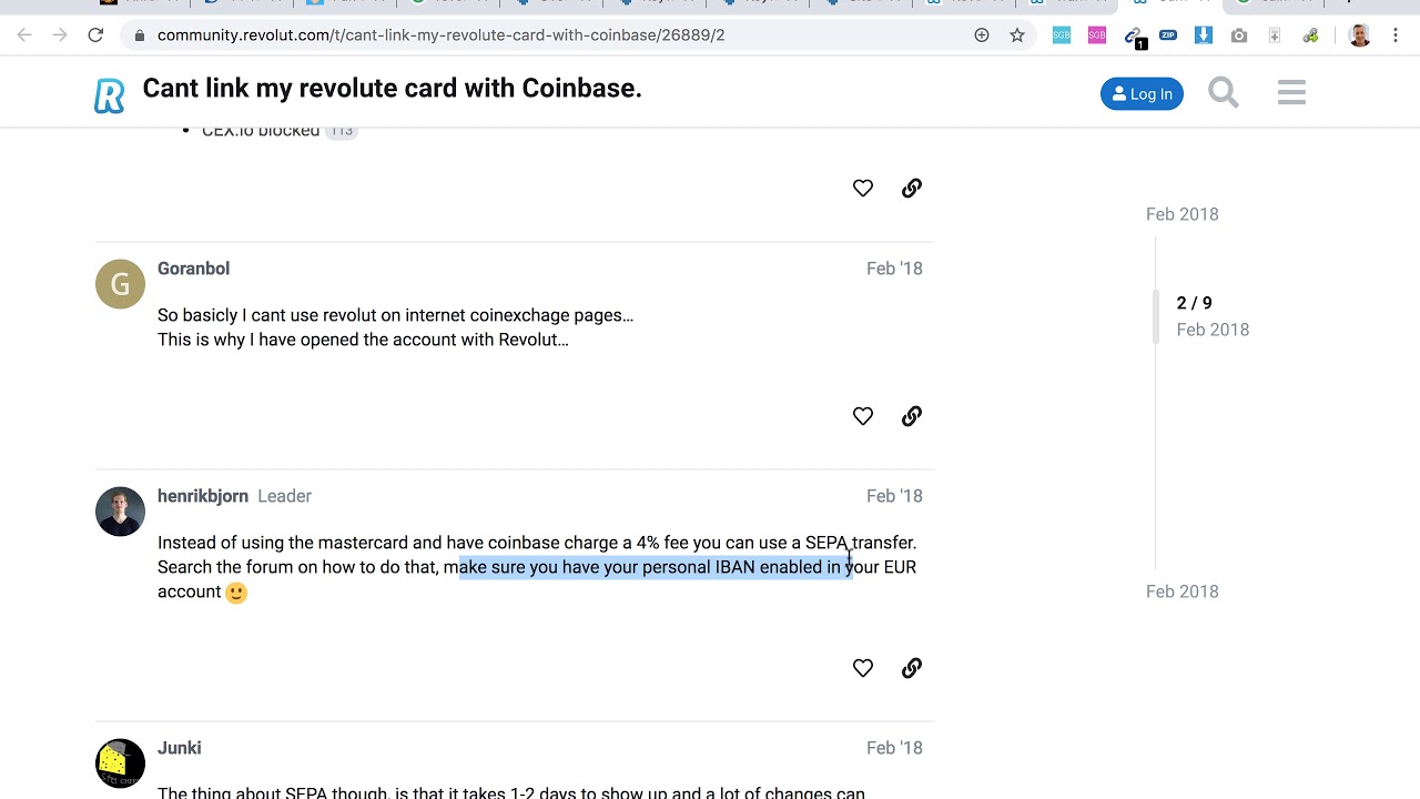 Coinbase to Revolut - #15 by wily25 - Revolut Community