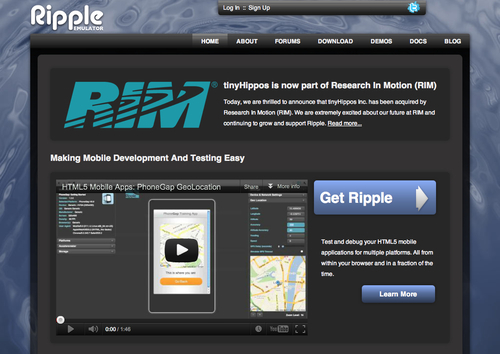 Ripple Mobile Environment Emulator - Free download and software reviews - CNET Download