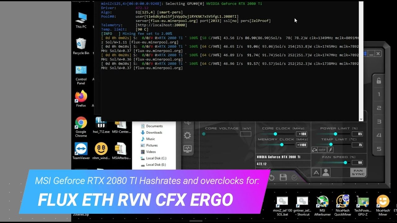 Users overclock examples for Ethereum Classic (ETC) on NVIDIA RTX Ti - family-gadgets.ru