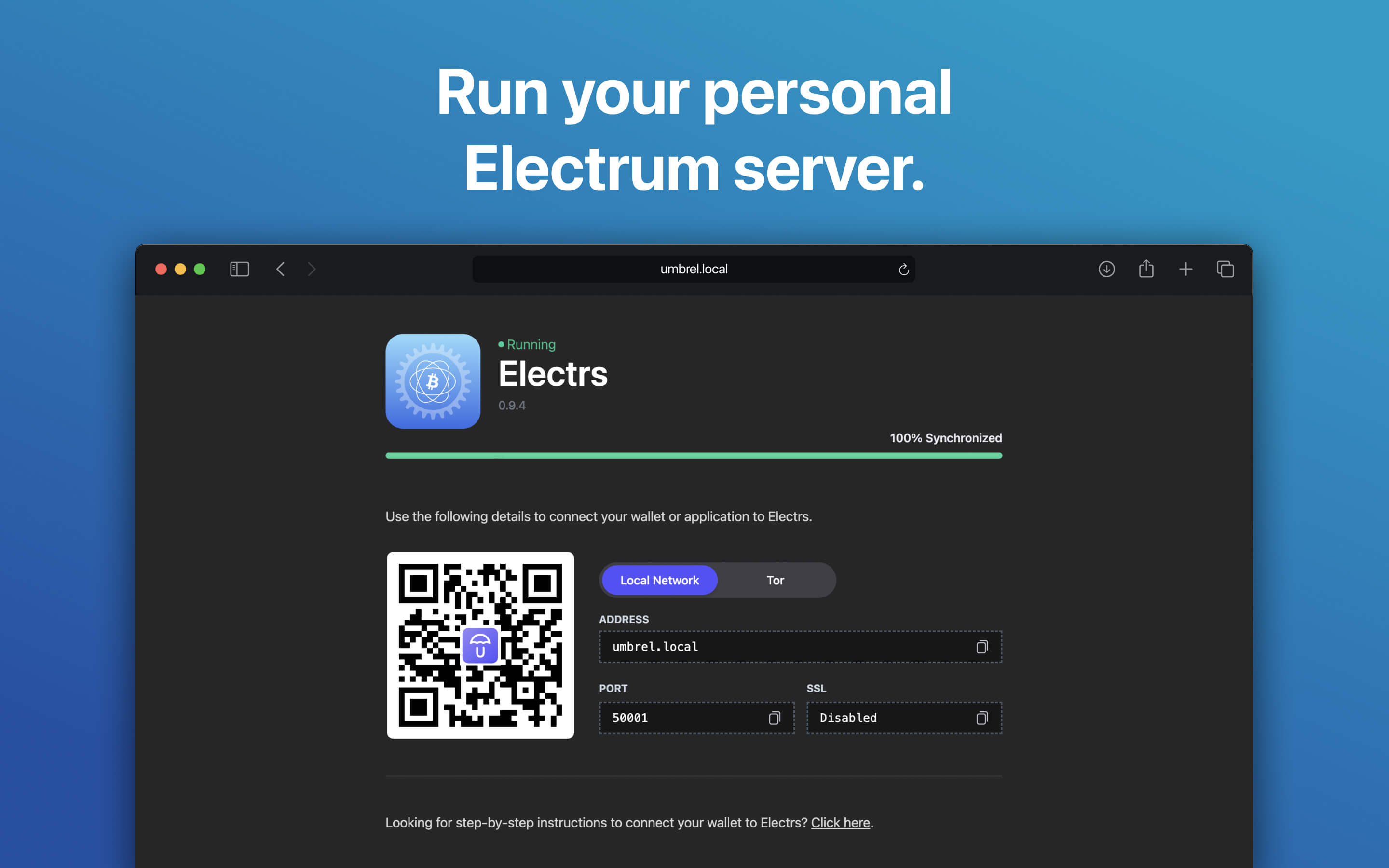 Electrum Personal Server (EPS) integration | BTCPay Server