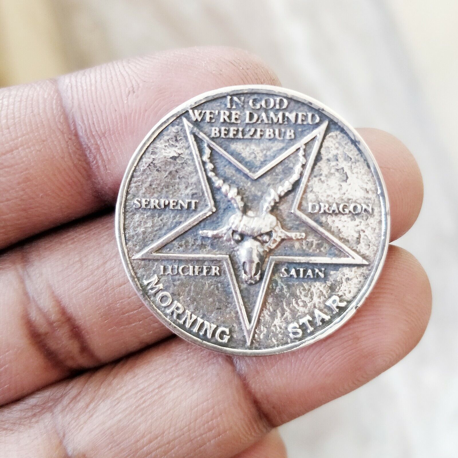 Lucifer Pentecostal Coin Satan Coin Collection Palestine | Ubuy