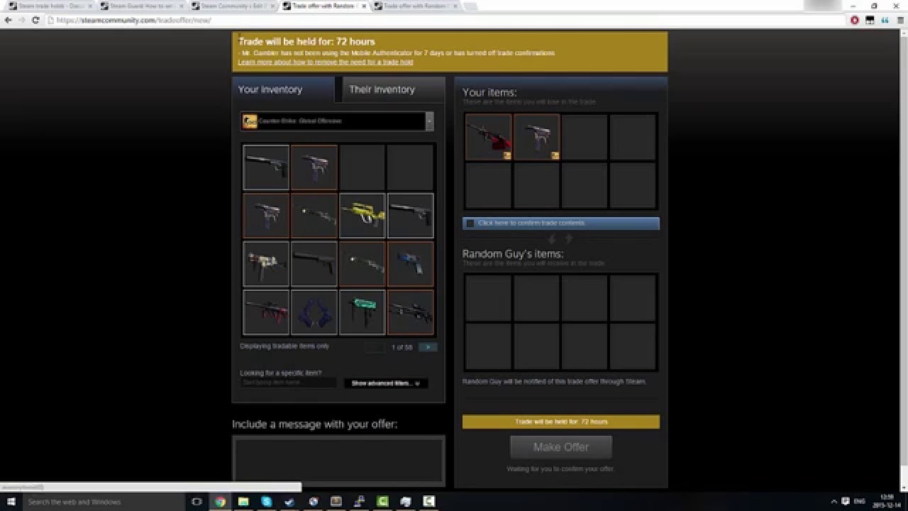 SkinsMonkey's Help Center » Trade Locked Items