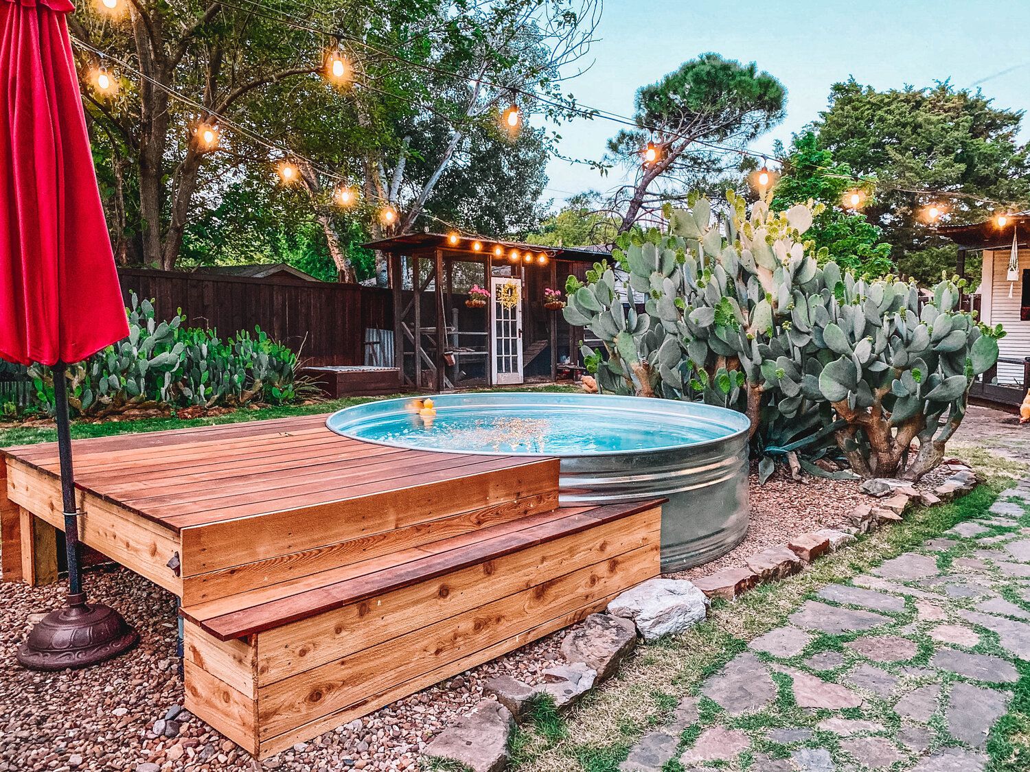 Stock Tank Pool DIY - Outdoor Living Trends — Greenhouse Studio