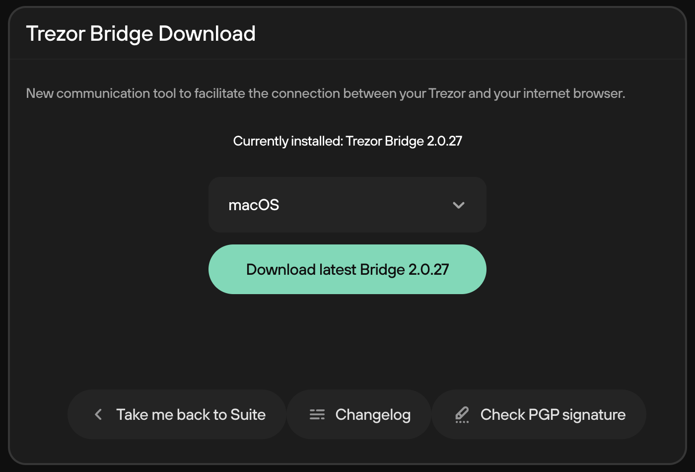 Trezor Bridge - Trezor Suite App | family-gadgets.ru