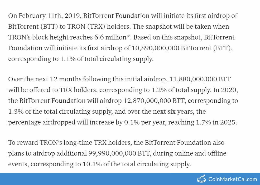 BitTorrent Airdrop - Claim free BTT tokens with family-gadgets.ru