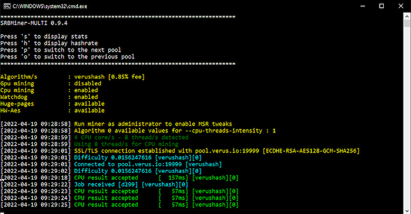 RandomX Benchmark - XMRig