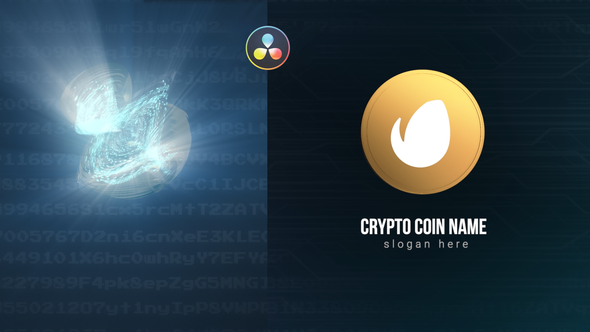 Crypto Coin Logo Reveal Quick Download Videohive After Effects