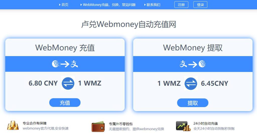Exchange Webmoney WMZ to AliPay CNY