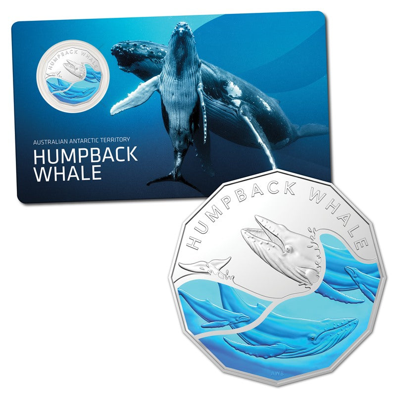 Royal Australian Mint $ 1oz Gold Coin – Australian Antarctic Territory – Humpback Whale