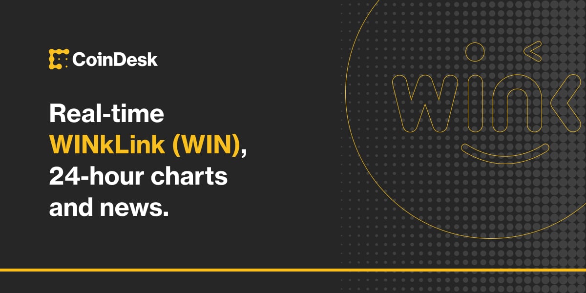 WINkLink Price | WINkLink Price and Live Chart - CoinDesk