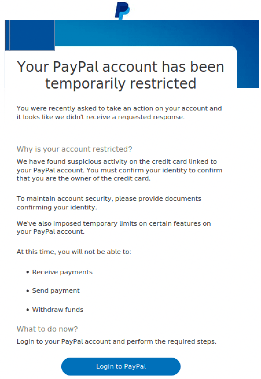 How do I remove a limitation from my account? | PayPal CA